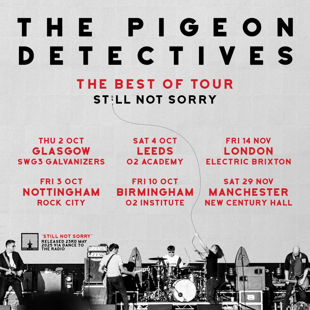 The Pigeon Detectives Manchester Tickets, 29 November | Event in Manchester | AllEvents