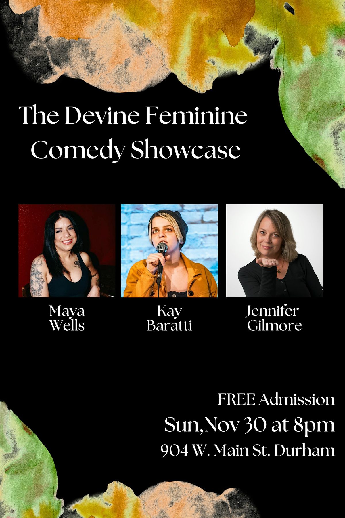 The Devine Feminine Comedy Showcase, 30 November | Event in Durham | AllEvents