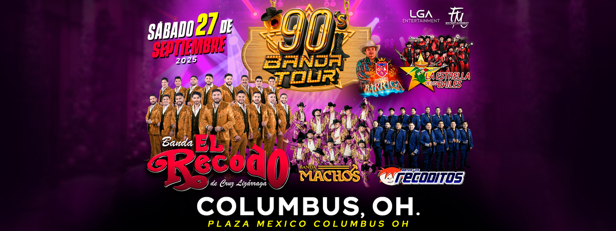 BANDA EL RECODO, BANDA MACHOS Y MAS in Columbus, 27 September | Event in Columbus | AllEvents