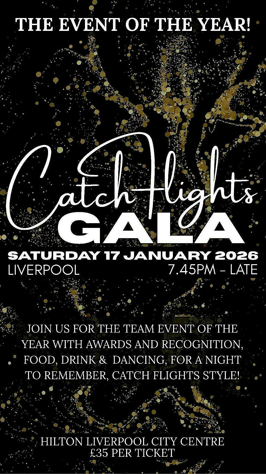 ✨ CATCH FLIGHTS GALA - THE EVENT OF THE YEAR! ✨, 17 January | Event in Liverpool | AllEvents