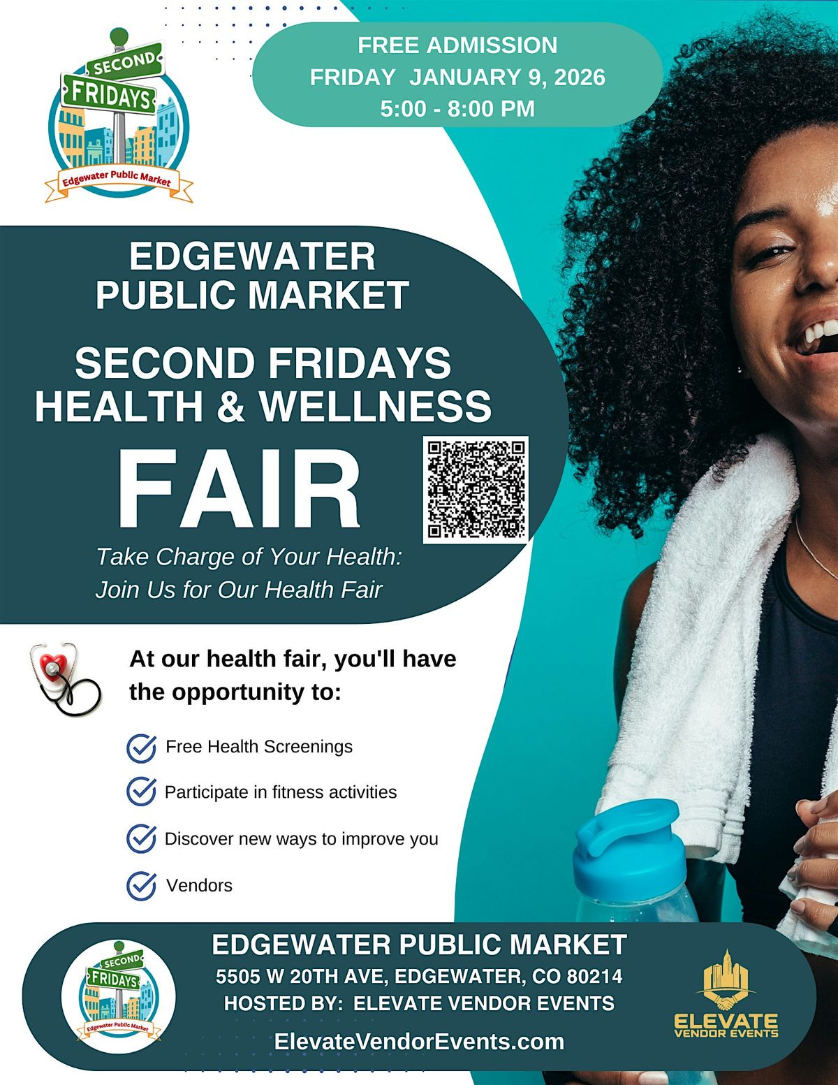 Edgewater Public Market – Second Fridays Health & Wellness Fair, 9 January | Event in Edgewater | AllEvents