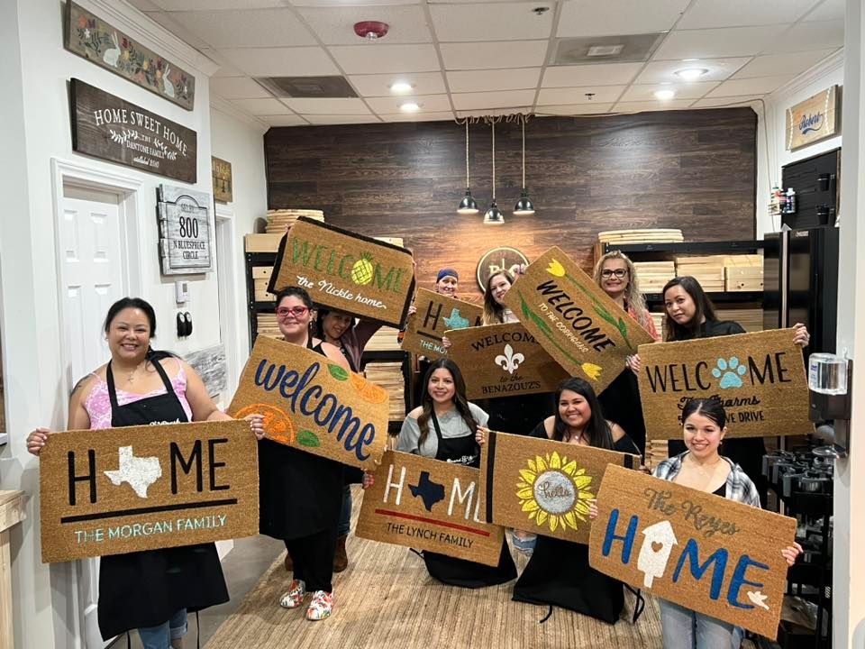 Mats & Mimosas! Complimentary Mimosas ?, Board & Brush Sugar Land, TX