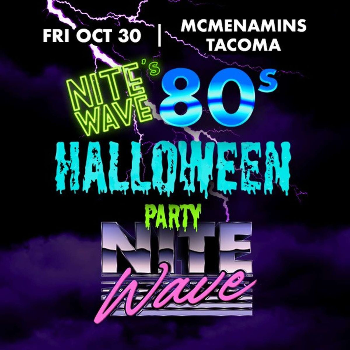 Nite Wave 80s Halloween Party, Nectar Lounge, Seattle, 24 October 2026 ...
