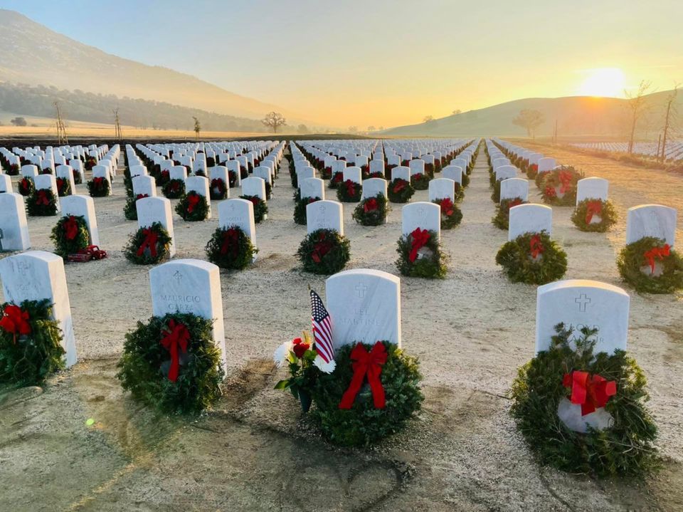 Wreaths Across America Ceremony & Wreath Laying, Bakersfield National