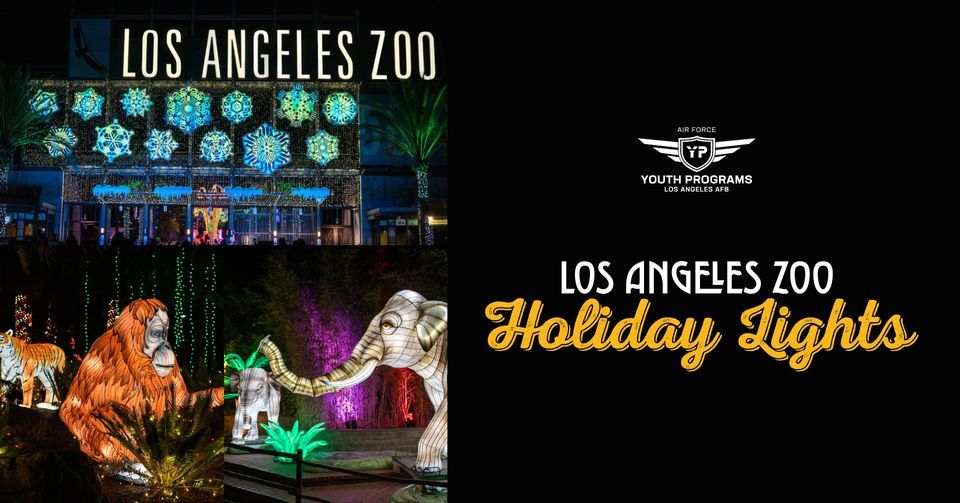 Los Angeles Zoo Holiday Lights, Los Angeles Zoo, Glendale, 28 December