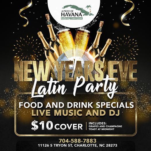 Charlotte celebrating New Years eve party at A Piece of Havana! | Charlotte