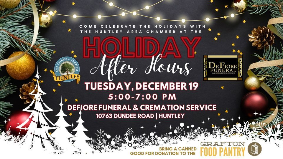 Holiday After Hours, DeFiore Funeral & Cremation Service, Algonquin