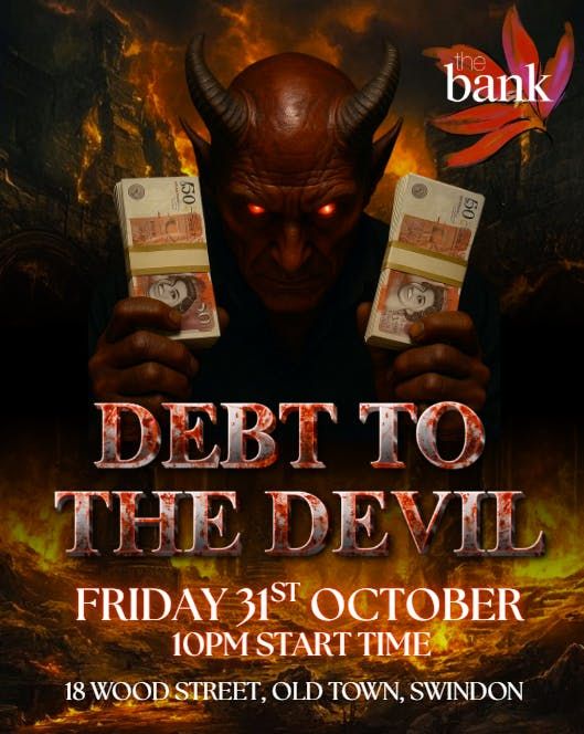 DEBT TO THE DEVIL, 31 October | Event in Swindon | AllEvents