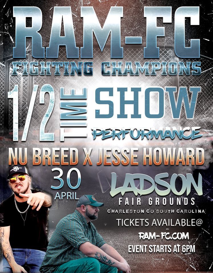 Performing LIVE at MMA Fight, Ladson Fair Grounds & Exchange Park