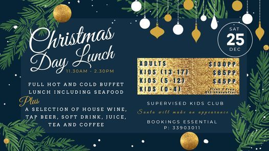 Christmas Day Lunch Capalaba Sports Club December 25 2021 Allevents In Christmas Day Lunch Redcliffe 2021