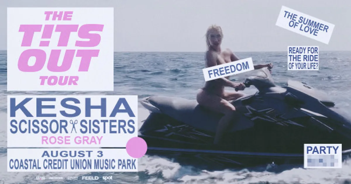 Parking Kesha and Scissor Sisters with Rose Gray, 10 August | Event in Tampa | AllEvents