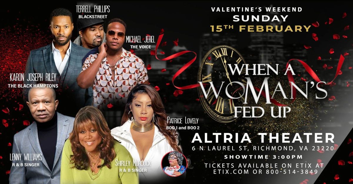 When A Womans Fed Up - Richmond, 15 February | Event in Richmond | AllEvents