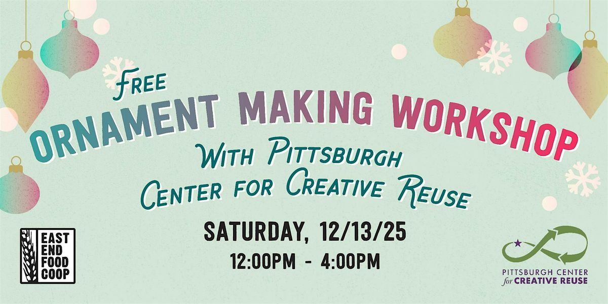 Free Ornament Making Workshop, 13 December | Event in Pittsburgh | AllEvents
