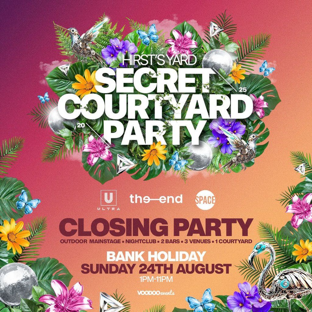 Secret Courtyard Party Tickets - 24th August, 24 August | Event in Leeds | AllEvents