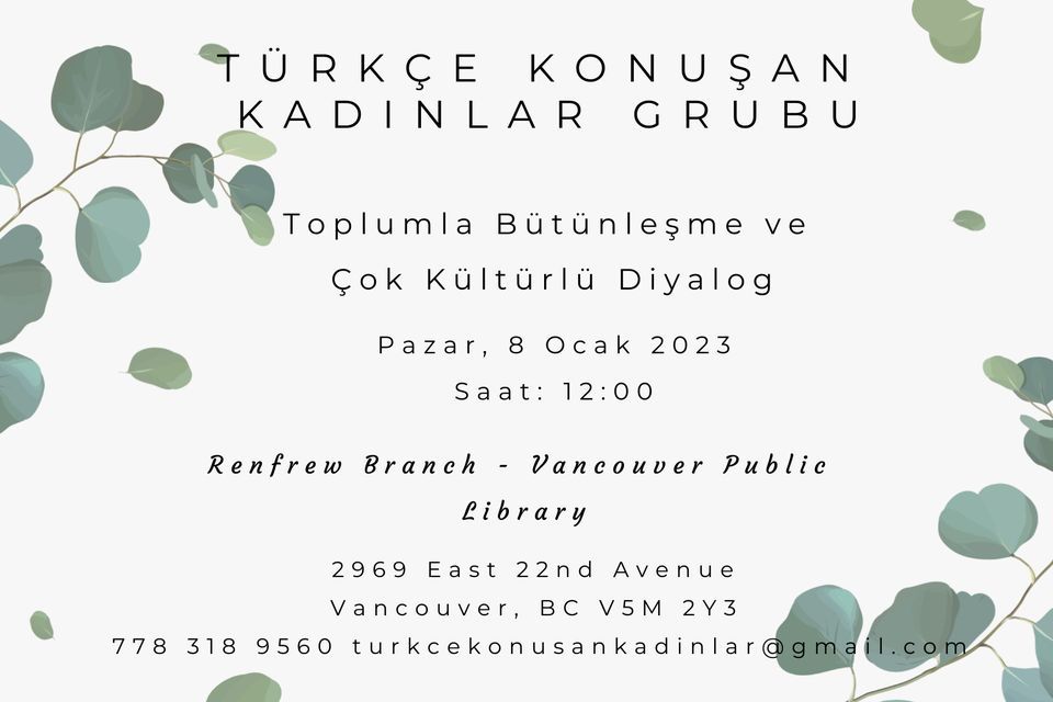 Access mba in-person event on february 15 in vancouver, pinnacle hotel Toplumla Butunlesme ve Cok Kulturlu Diyalog, Renfrew Library, Vancouver