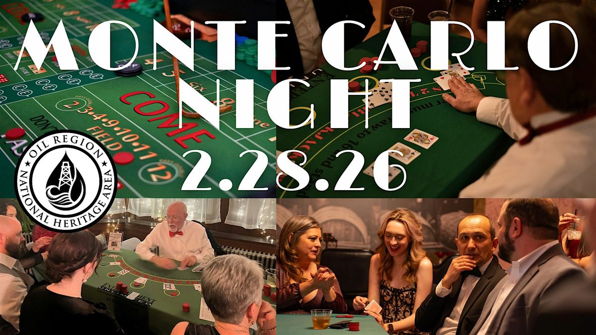 Monte Carlo Night, 28 February | Event in Franklin | AllEvents