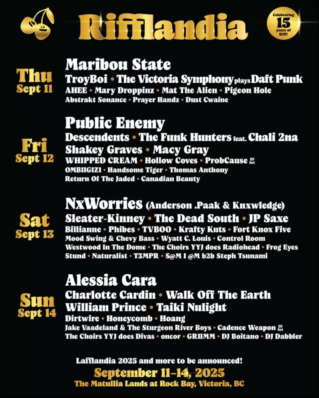 Rifflandia Festival: Public Enemy  The Descendents  & The Funk Hunters - Friday, 11 September | AllEvents
