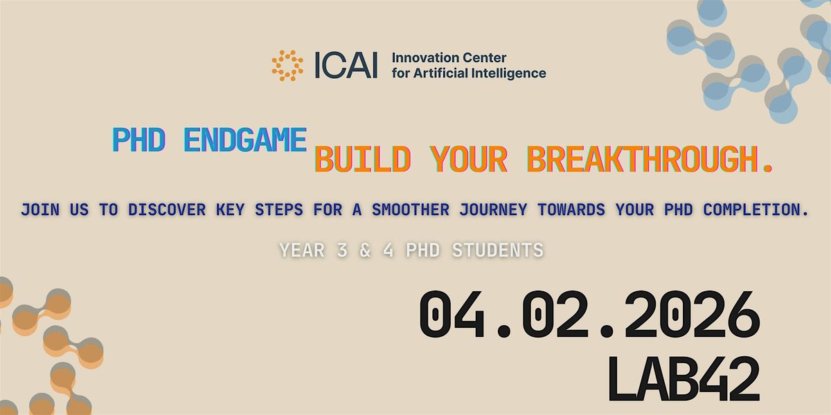 PhD Endgame: Build your Breakthrough, 4 February | Event in Amsterdam | AllEvents