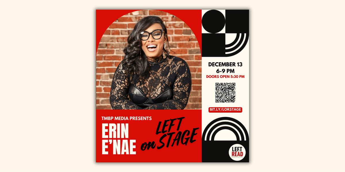 Left on Stage | Featuring Erin E'nae, 13 December | Event in Wichita | AllEvents