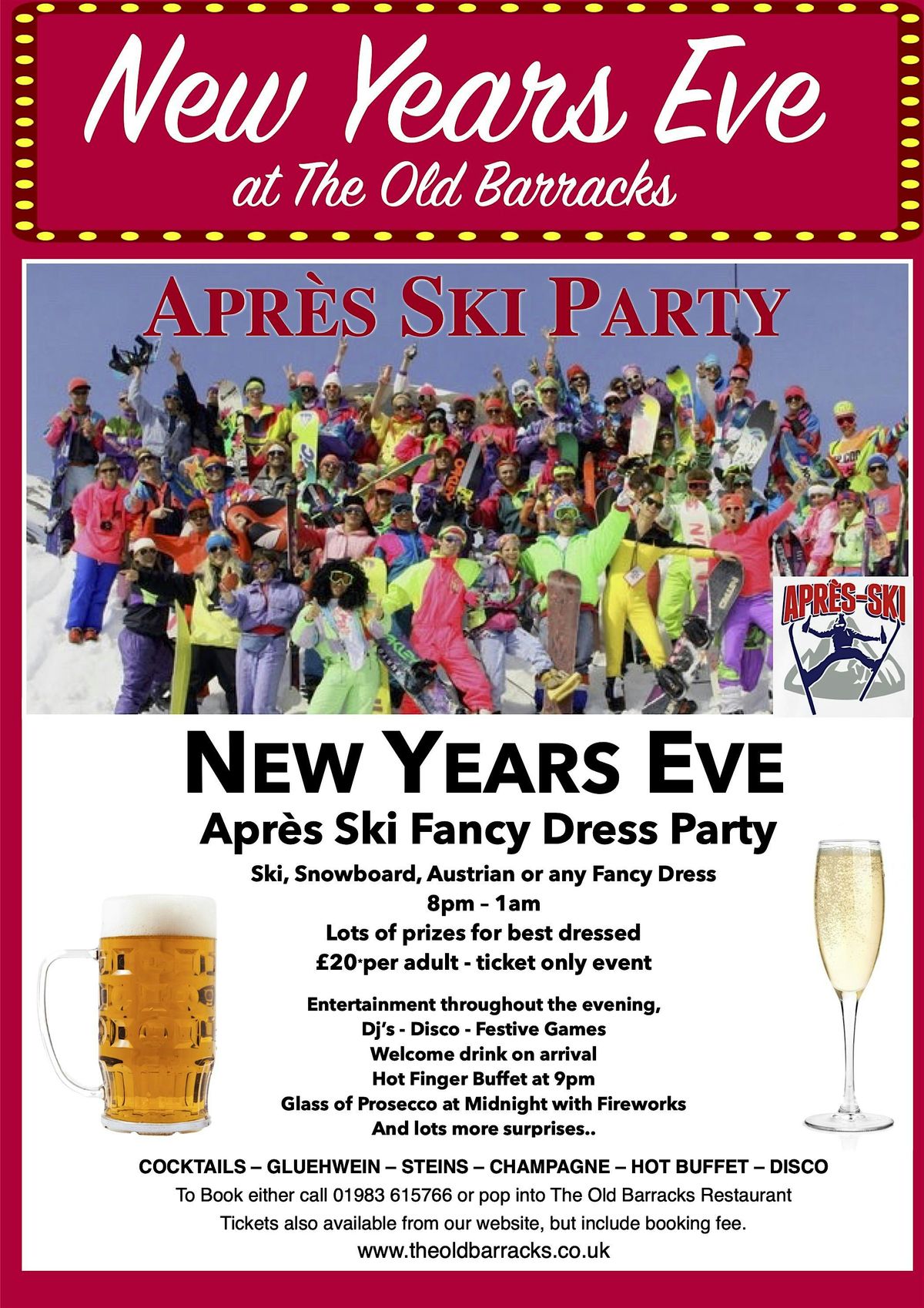 Après Ski - New Years Eve Party at The Old Barracks, 15 December | Event in Seaview | AllEvents