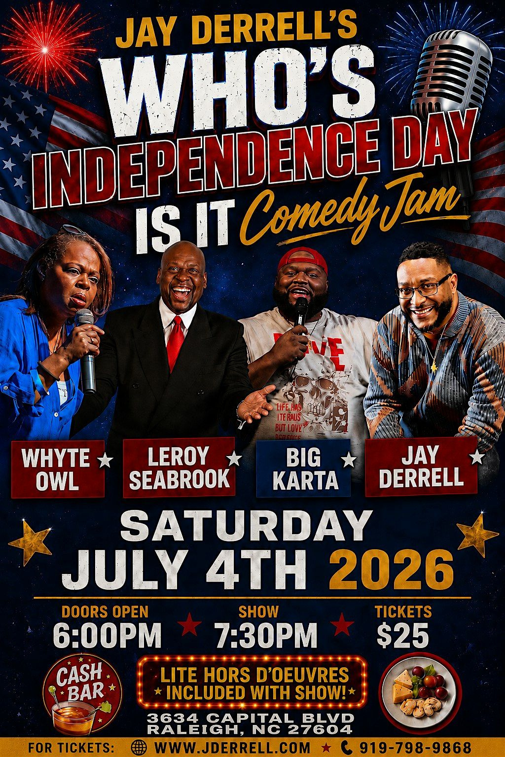Who\u2019s independence day is it Comedy jam