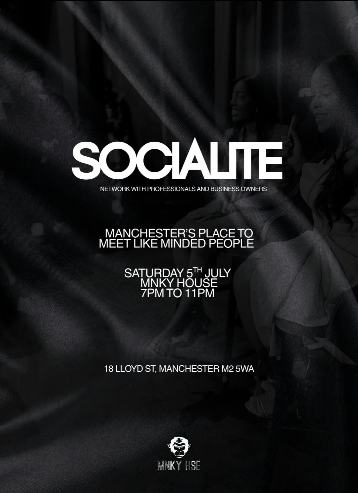 SOCIALITE I Elevated Networking - July | Event in Manchester | AllEvents