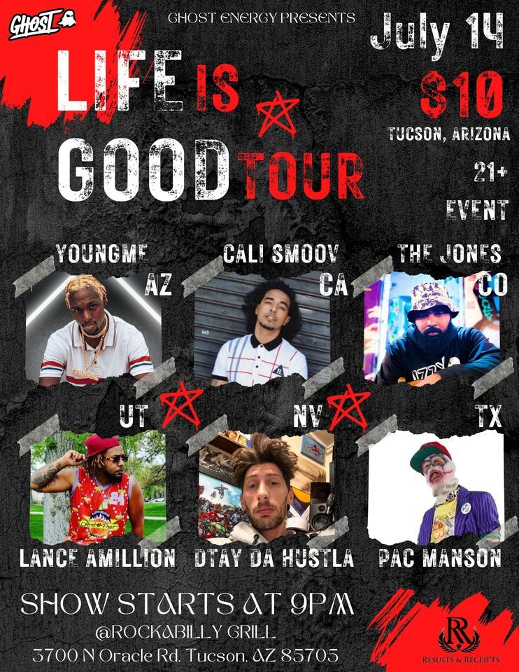 Life is Good Tour (Tucson Stop), Rockabilly Grill, Tucson, 14 July 2023