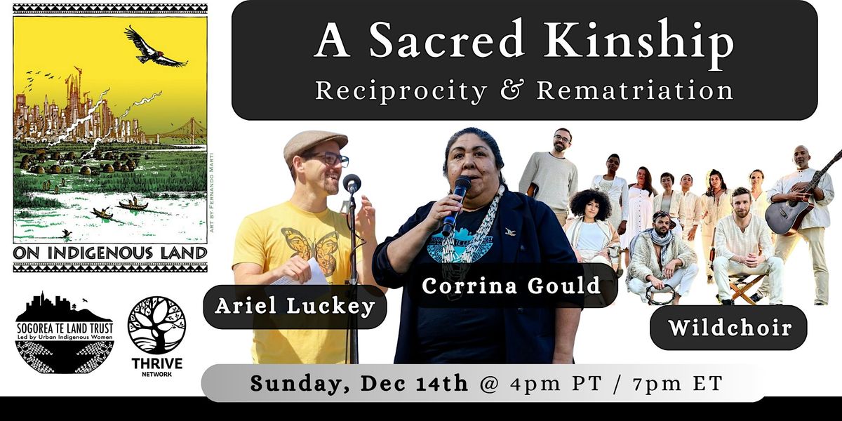 A Sacred Kinship: Reciprocity & Rematriation, 14 December | Event in Oakland | AllEvents