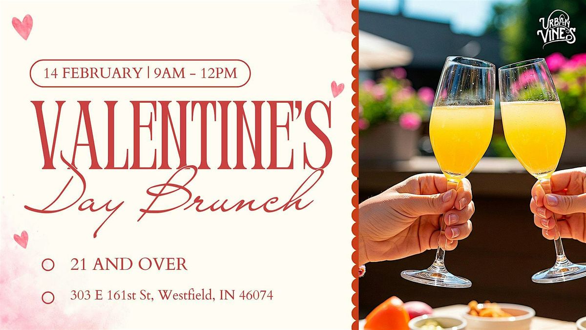 Valentine's Day Brunch at Urban Vines, 14 February | Event in Westfield | AllEvents