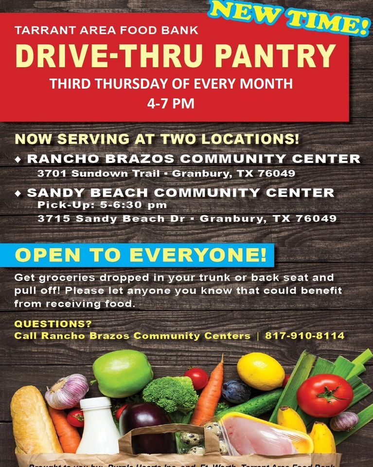 Rancho Brazos Mobile Food Pantry (June), Rancho Brazos Community Center
