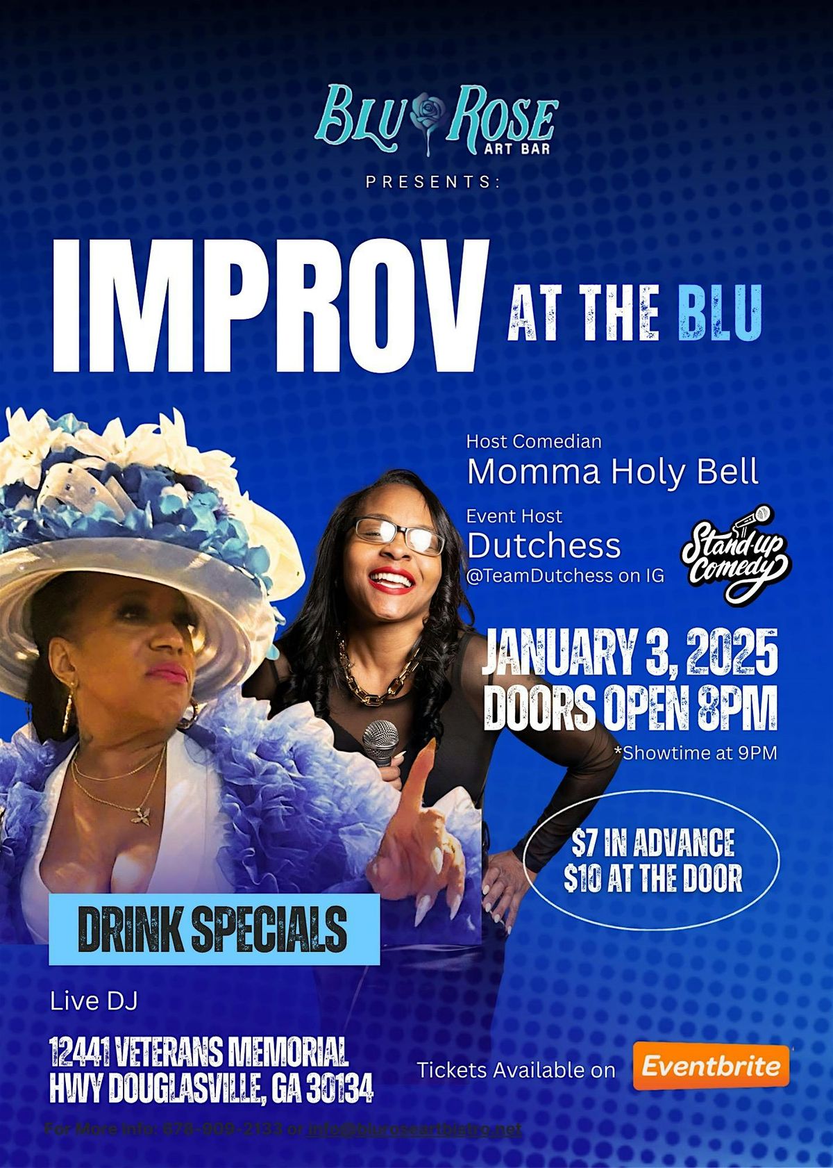 IMPROV AT THE BLU