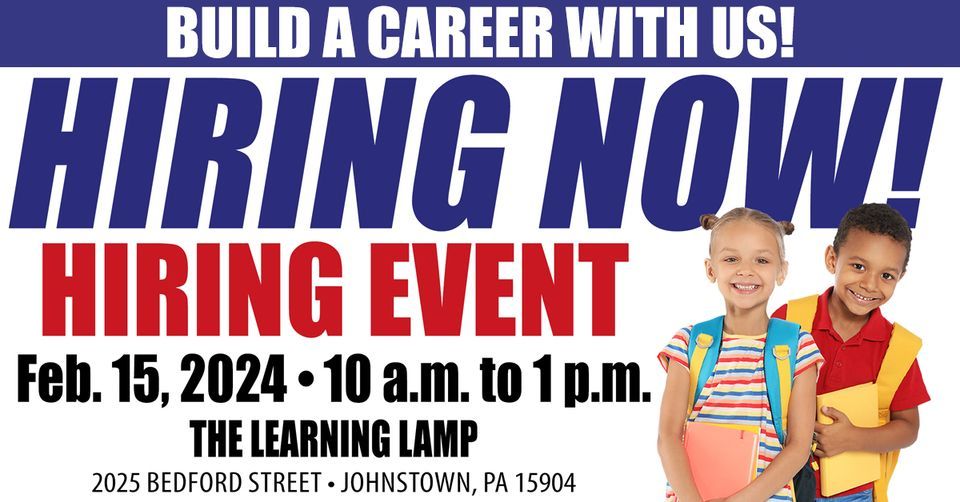 Hiring Event, 2025 Bedford St, Johnstown, PA 159041003, United States