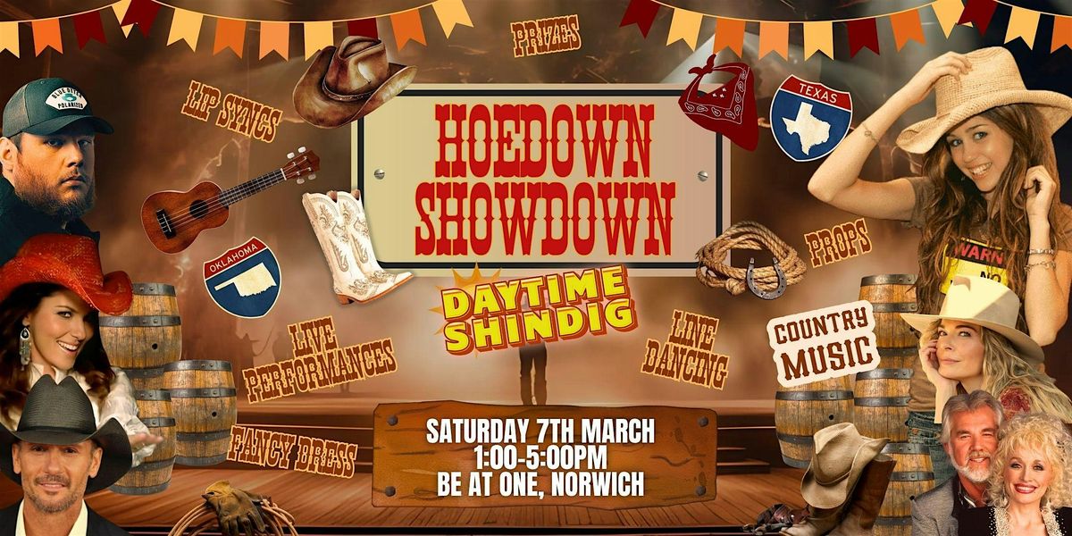 Hoedown Showdown - Norwich, Be At One, 7 March | Event in Norwich | AllEvents
