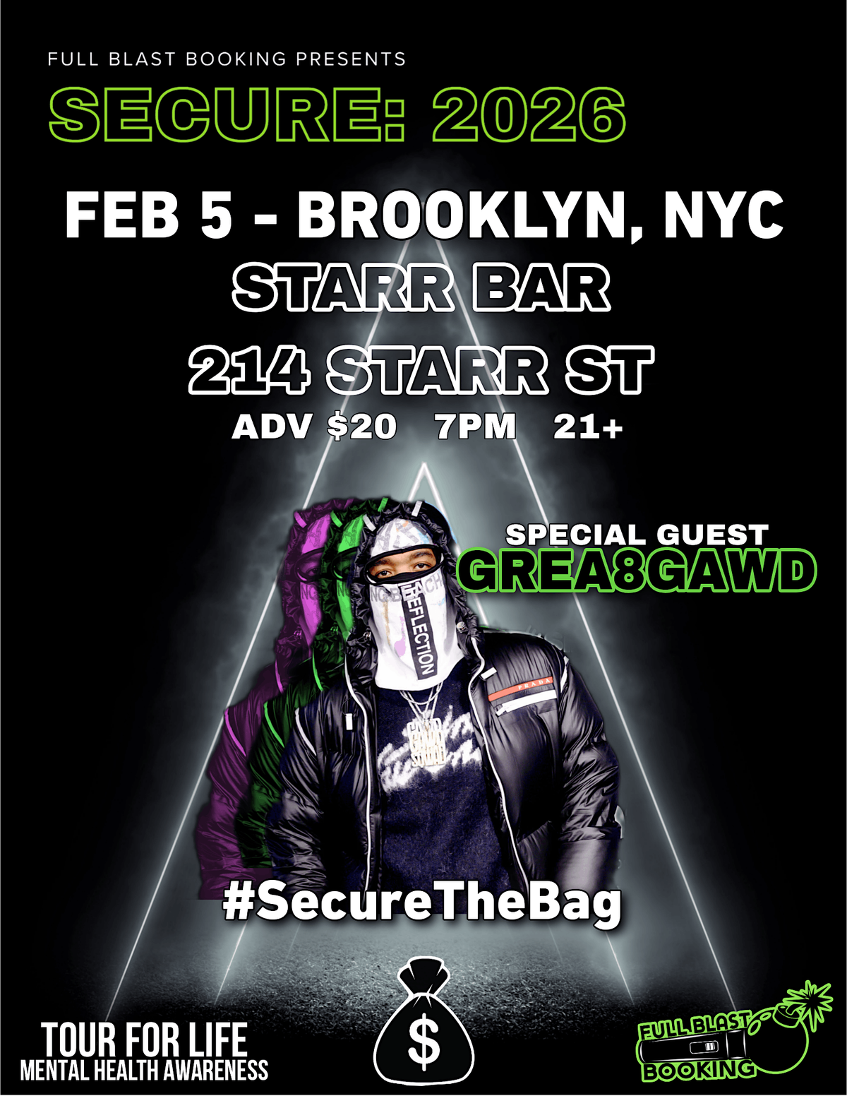 SECURE:2026 TourForLife fundraiser series- BK, 5 February | Event in Brooklyn | AllEvents