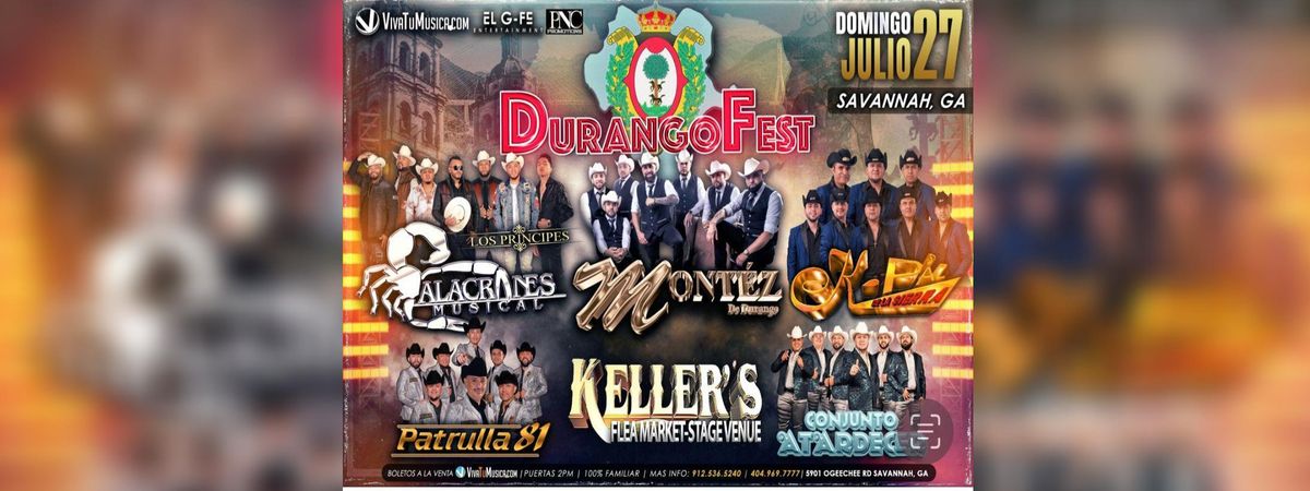 DURANGO FEST EN SAVANNAH, 27 July | Event in Savannah | AllEvents