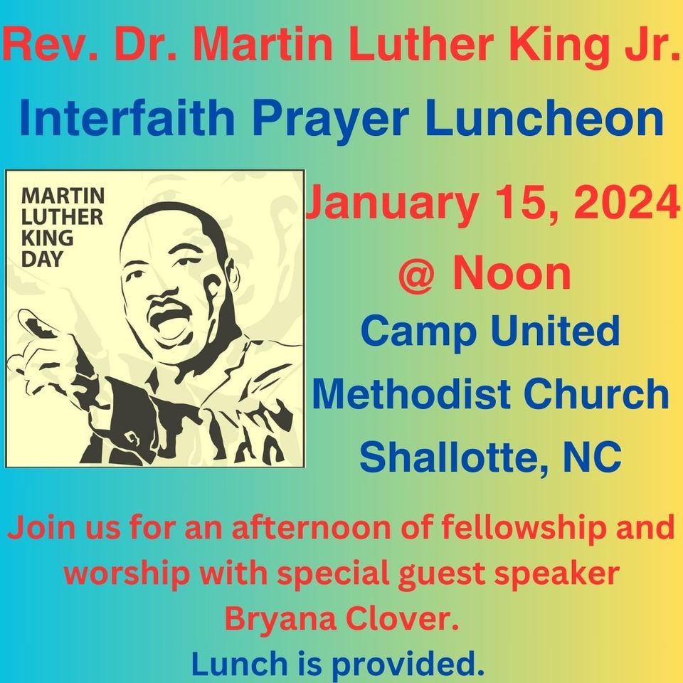 Interfaith Prayer Luncheon, Camp United Methodist Church Shallotte, NC