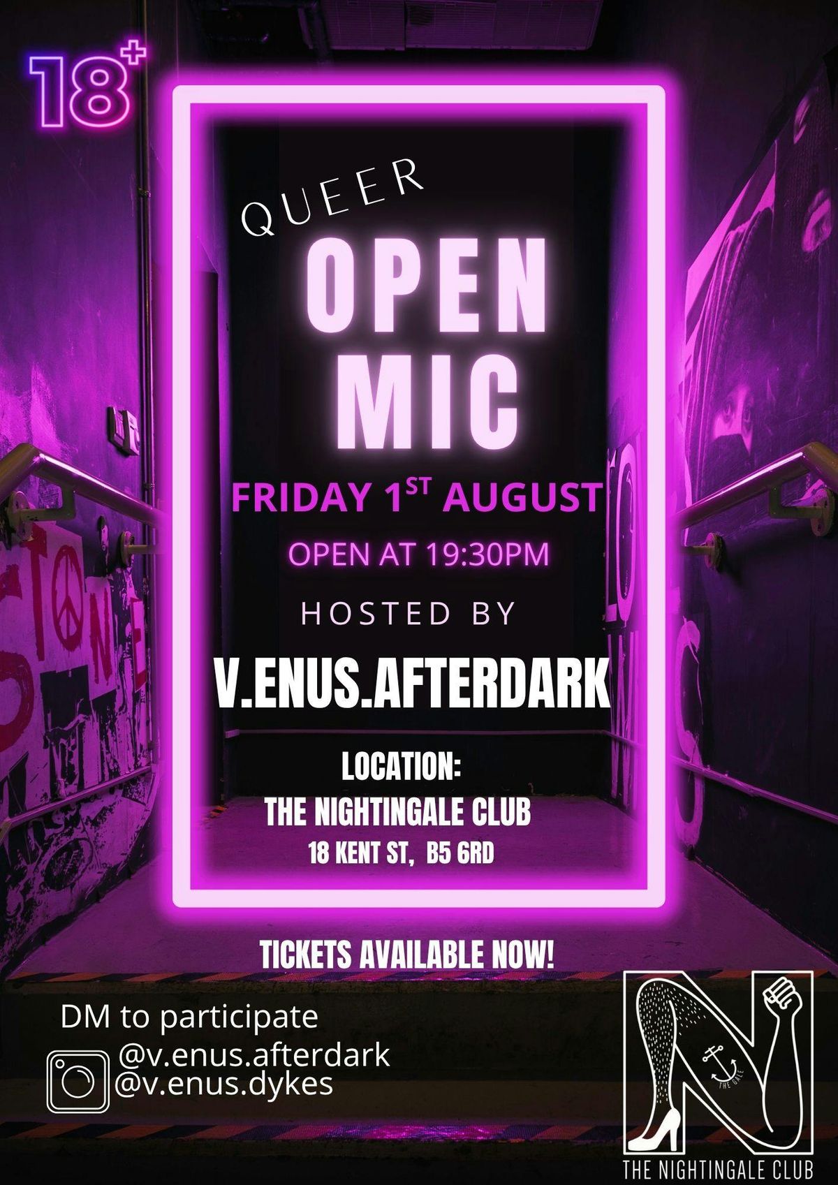 Launch: Queer Open Mic , 1 August | Event in Birmingham | AllEvents