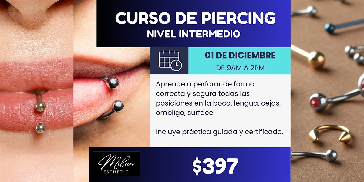 Curso de Piercing - nivel intermedio, 1 December | Event in San Juan | AllEvents