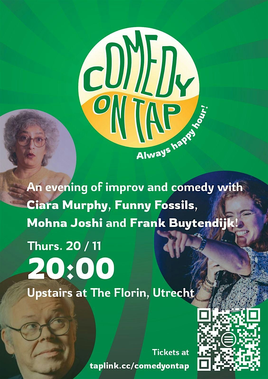 Funny Fossils at Comedy on Tap | Event in Utrecht | AllEvents