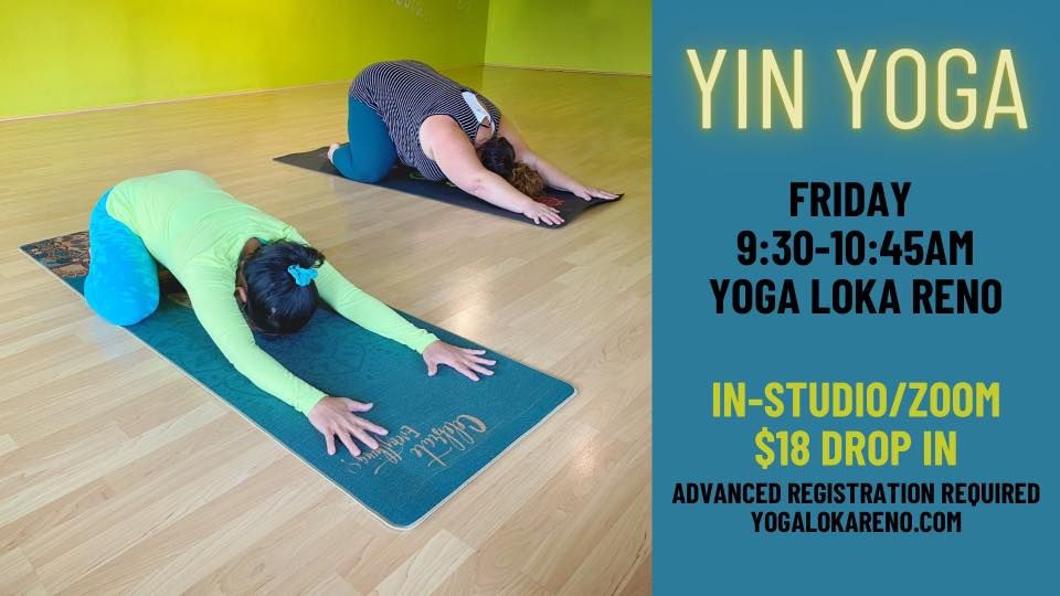 Yin Yoga with Ginger Peppard, Yoga Loka Reno, 6 January 2023 AllEvents.in