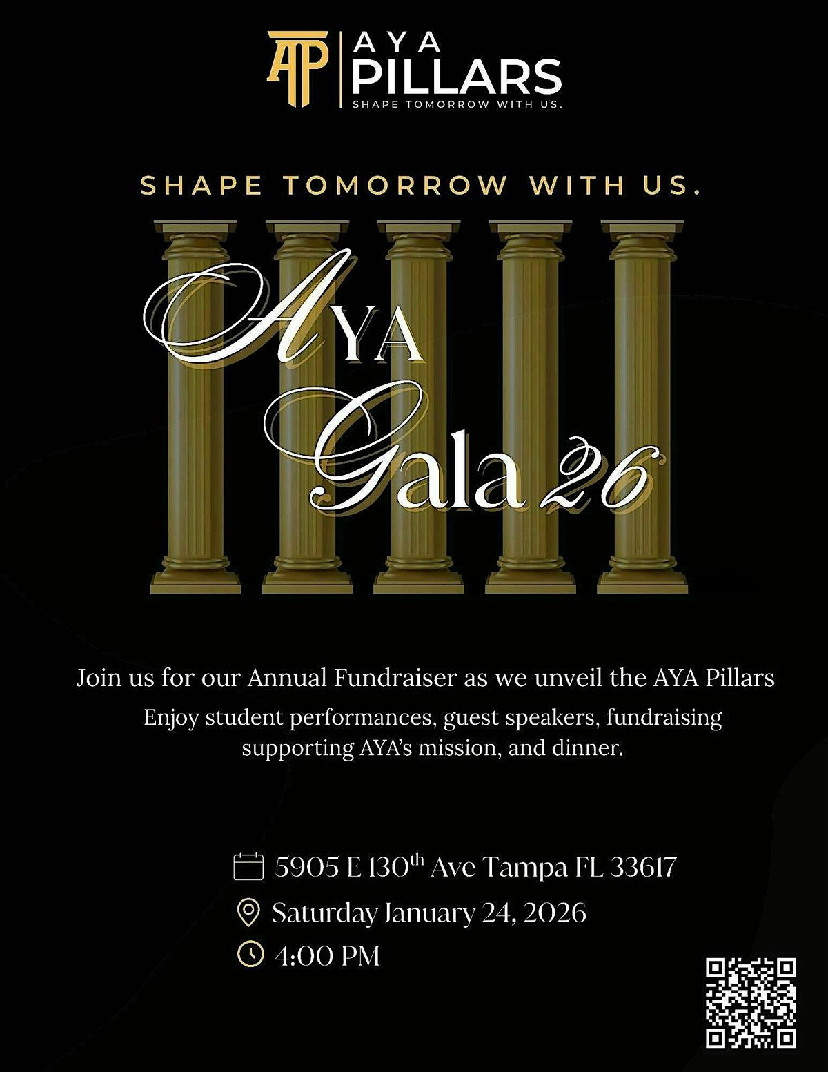 Annual AYA GALA 2026, 24 January | Event in Tampa | AllEvents