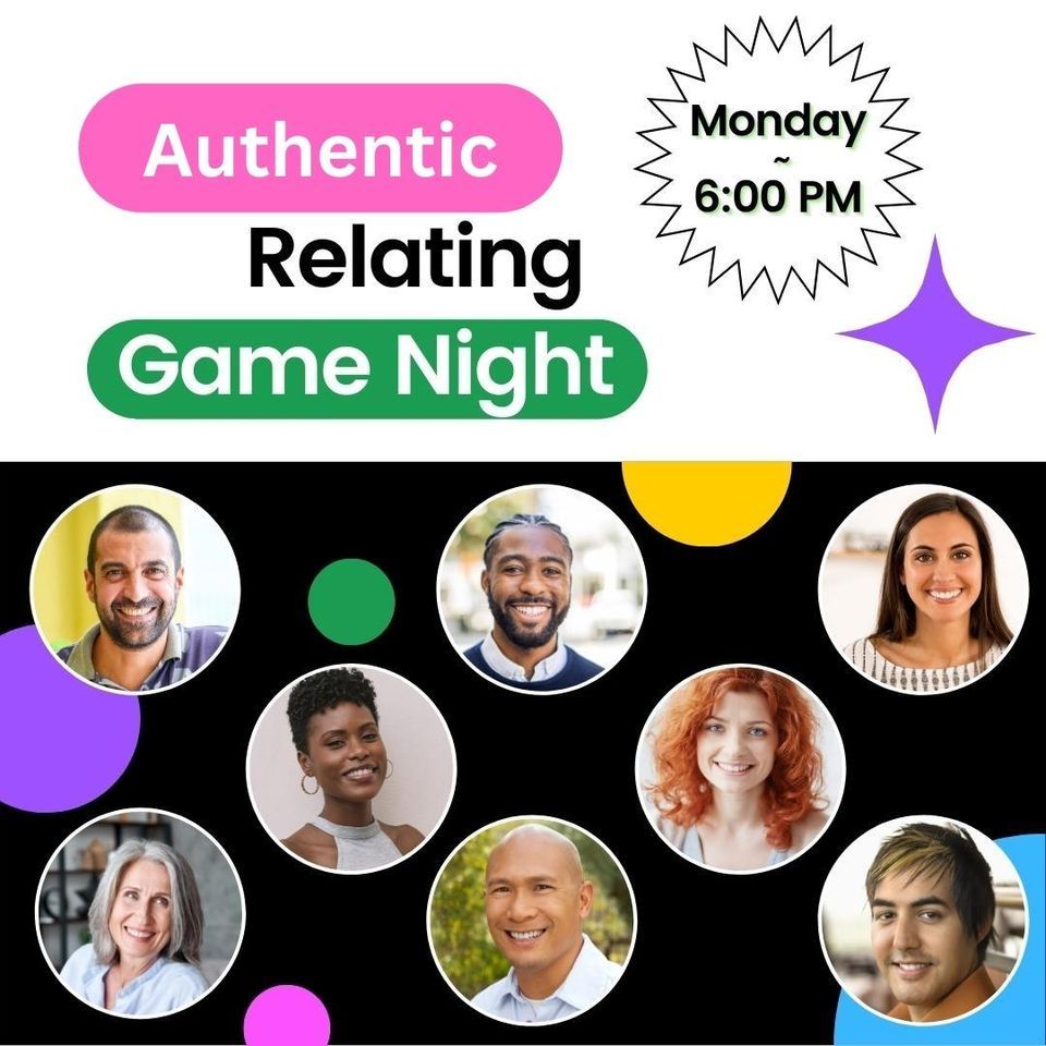 Authentic Relating Game Night, Spark Project Collective Events Center