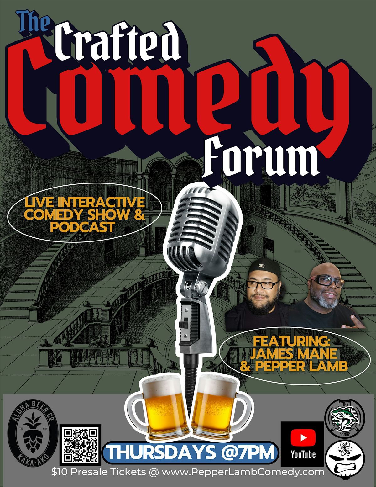 The Crafted Comedy Forum - JAN 1st - Aloha Beer, 1 January | Event in Honolulu | AllEvents