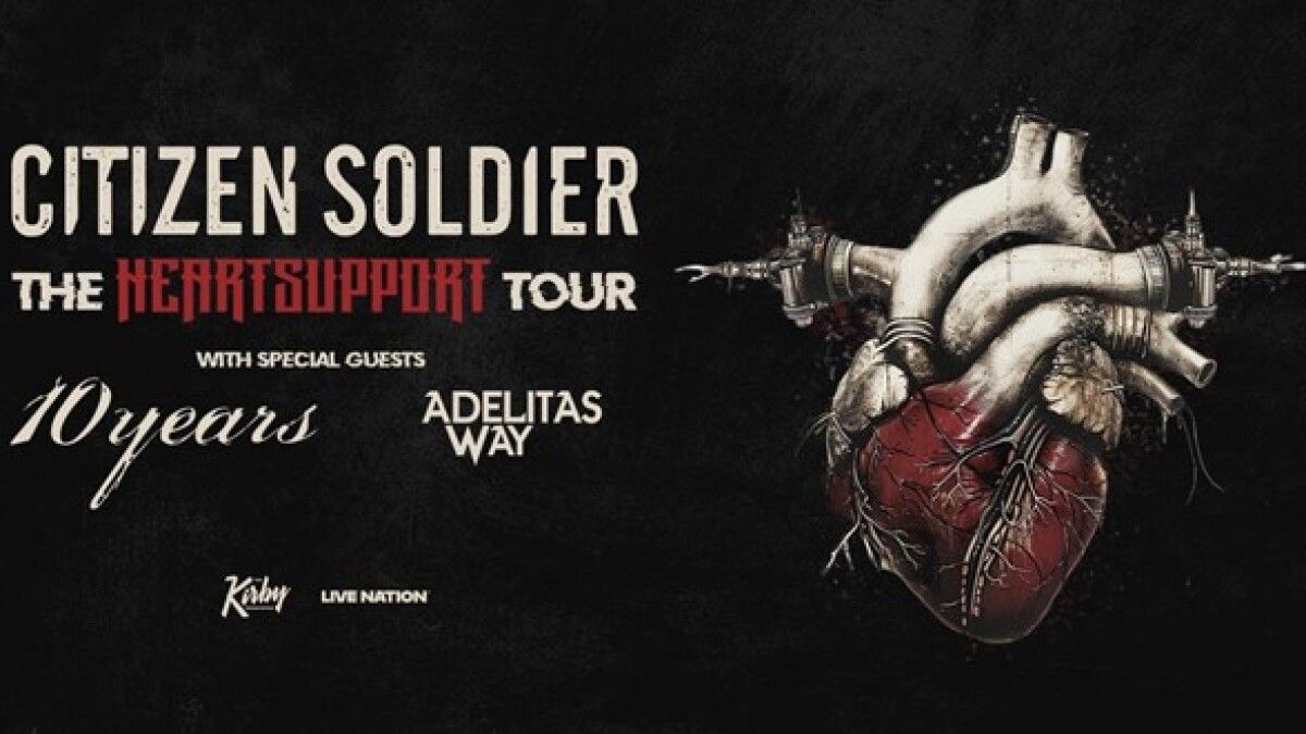 Parking Citizen Soldier with 10 Years and Adelitas Way, 26 August | Event in New Orleans | AllEvents