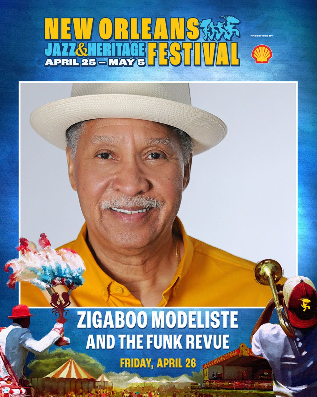 Zigaboo Modeliste at Tipitinas, 26 September | Event in New Orleans | AllEvents