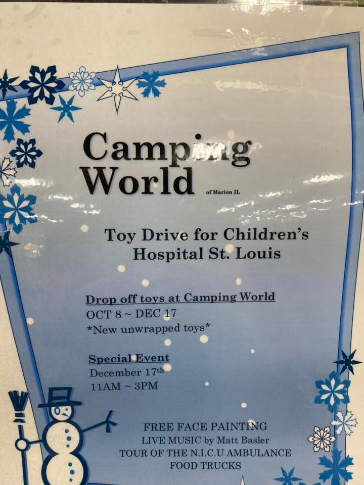 Camping world toy drive!, Camping World (Marion, IL), December 17 2022