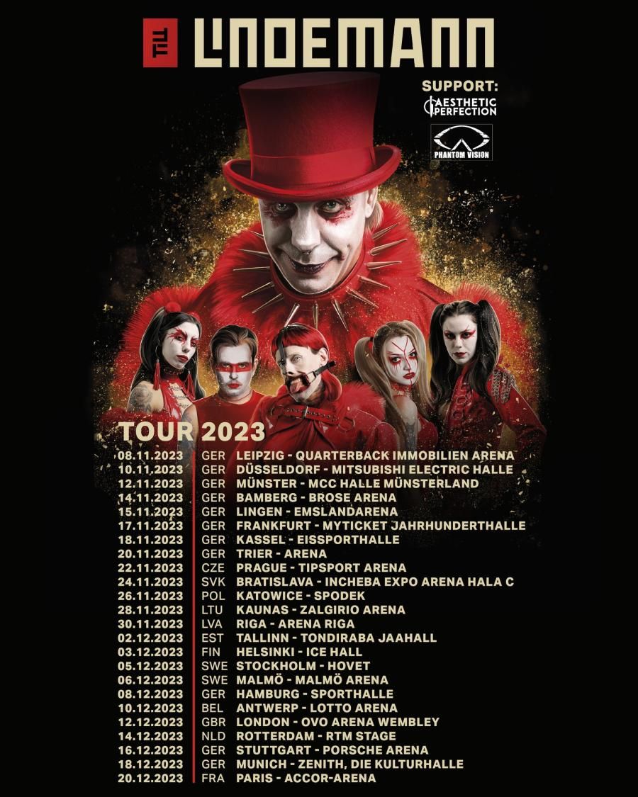Till Lindemann Hamburg Tickets, 23 November | Event in Hamburg | AllEvents