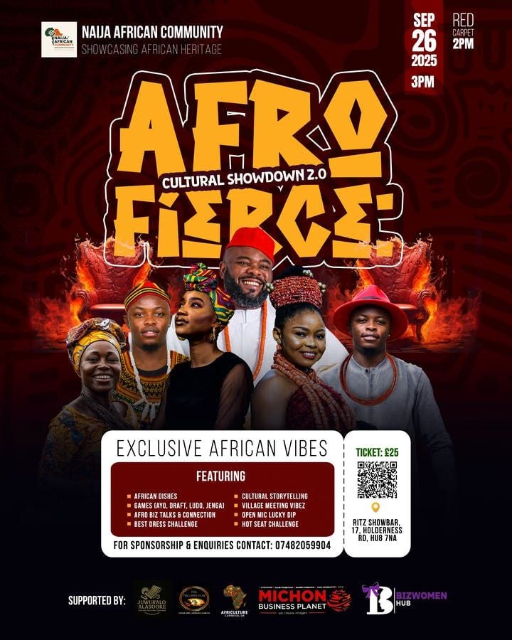 AFRO FIERCE 2.0, 26 September | Event in Kingston Upon Hull | AllEvents