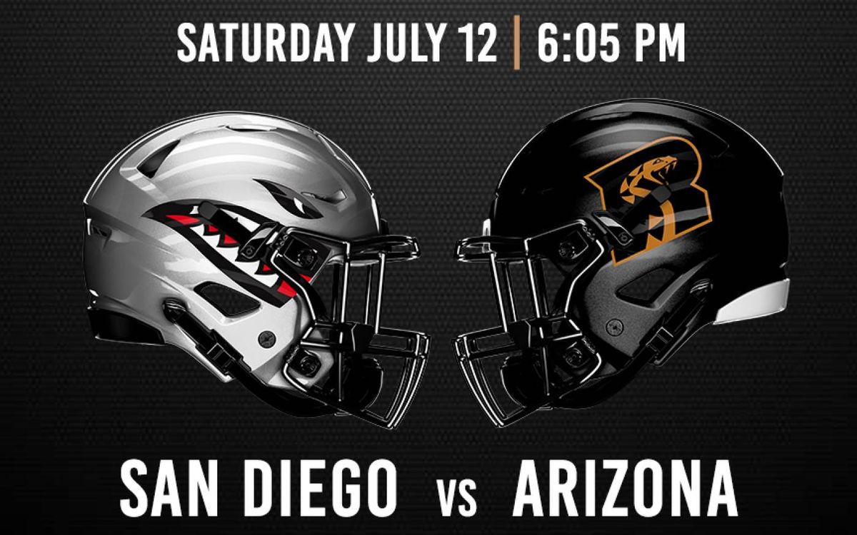 San Diego Strike Force at Arizona Rattlers at Desert Diamond Arena, 12 July | Event in Glendale | AllEvents