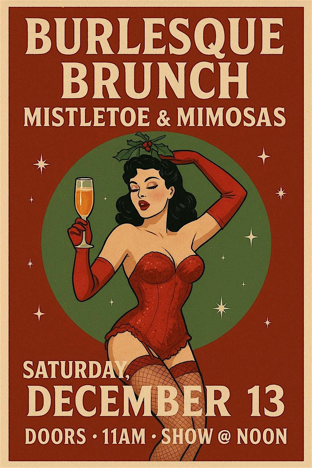 Mistletoe & Mimosas: a Burlesque Brunch Extravaganza, 13 December | Event in Emporia | AllEvents
